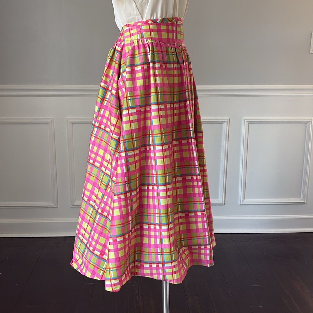 New York & Company Plaid Midi Skirt - Picture 5 of 11